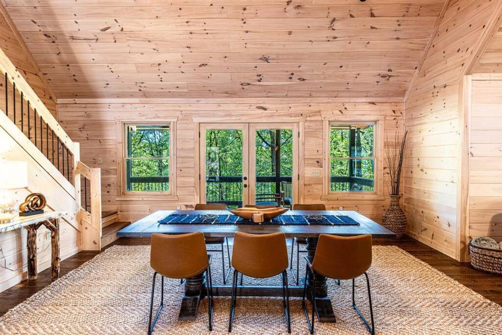 Luxe Family Cabin 8 Min To Downtown Blue Ridge Esterno foto