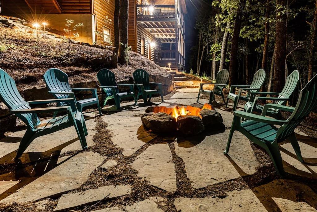 Luxe Family Cabin 8 Min To Downtown Blue Ridge Esterno foto