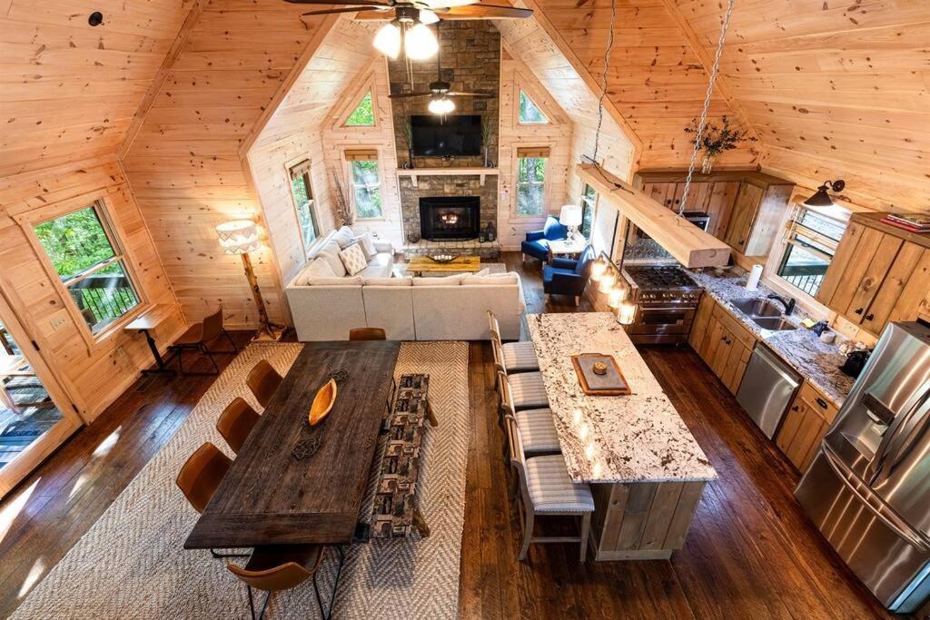 Luxe Family Cabin 8 Min To Downtown Blue Ridge Esterno foto
