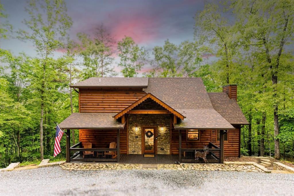 Luxe Family Cabin 8 Min To Downtown Blue Ridge Esterno foto